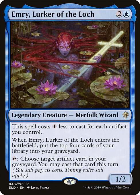 Emry, Lurker of the Loch (ELD 43) [Throne of Eldraine]