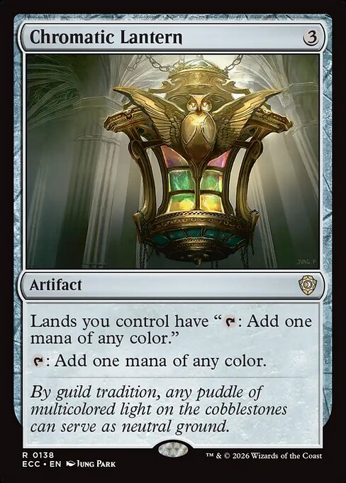 Chromatic Lantern (ECC 138) [Lorwyn Eclipsed Commander]