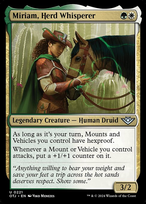 Miriam, Herd Whisperer (OTJ 221) [Outlaws of Thunder Junction]
