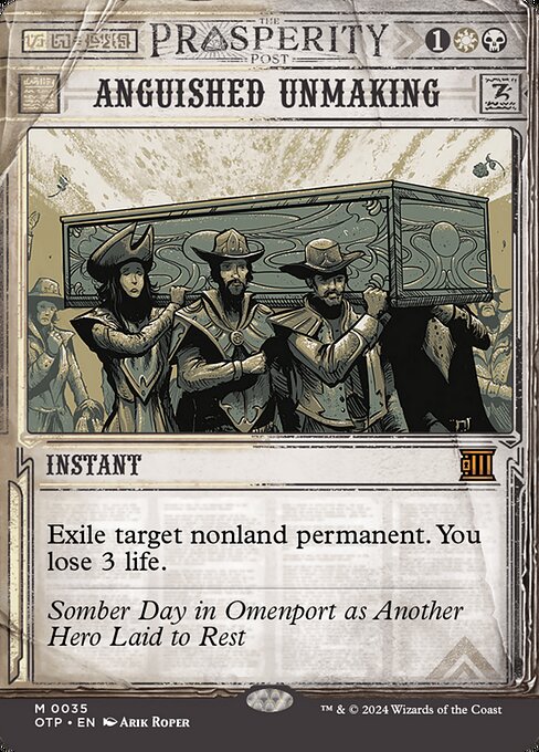 Anguished Unmaking (OTP 35) [Breaking News]