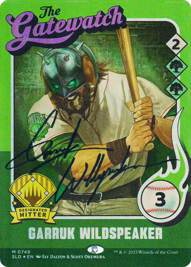Garruk Wildspeaker (749) (Autographed) [Secret Lair Drop Series]