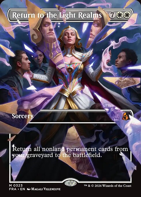 Return to the Light Realms (Borderless · Full Art) (FRA 323) [Reality Fracture]