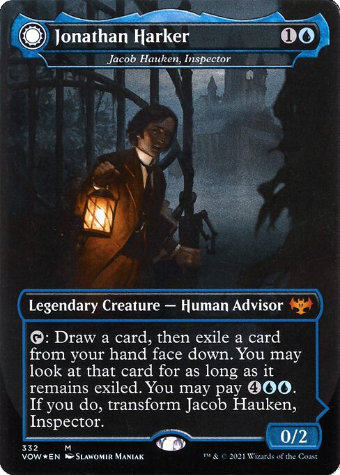 Jacob Hauken, Inspector // Hauken's Insight (VOW 332) [Innistrad: Crimson Vow]