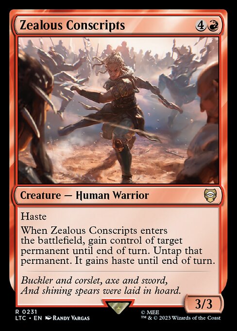 Zealous Conscripts (LTC 231) [Tales of Middle-earth Commander]