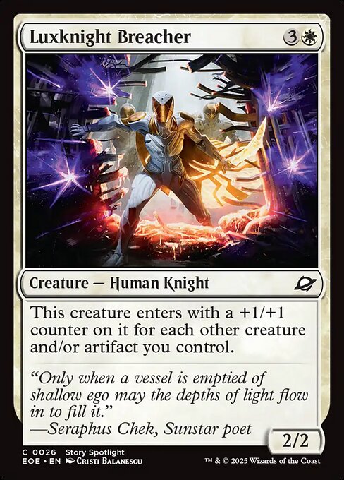 Luxknight Breacher (EOE 26) [Edge of Eternities]
