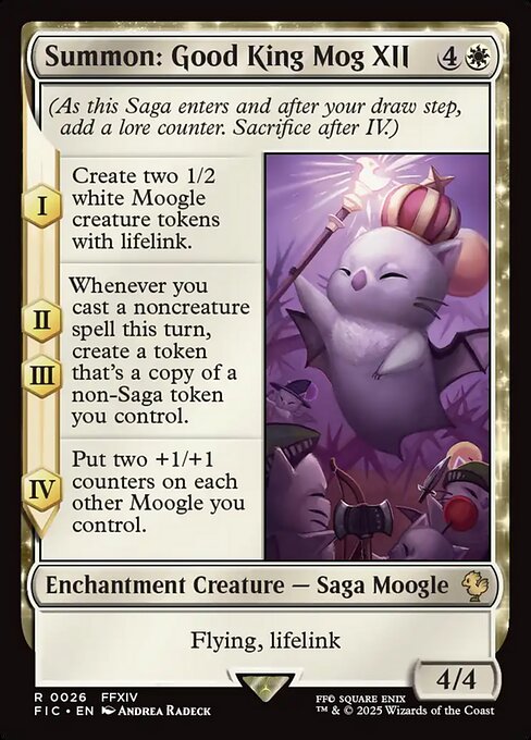 Summon: Good King Mog XII (FIC 26) [Final Fantasy Commander]