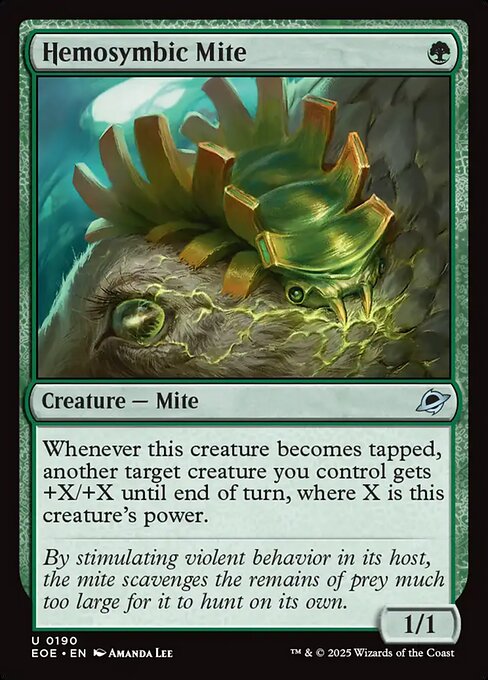 Hemosymbic Mite (EOE 190) [Edge of Eternities]