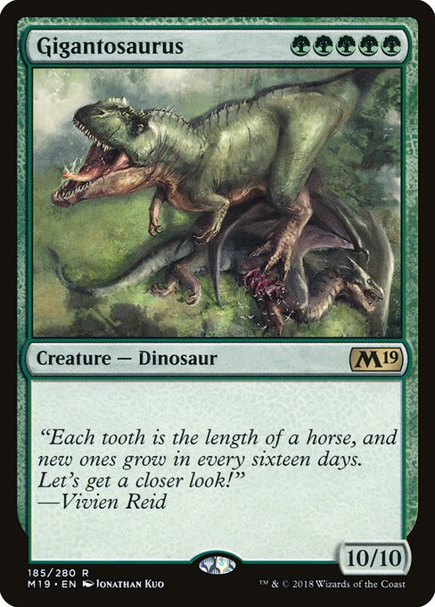 Gigantosaurus (M19 185) [Core Set 2019]
