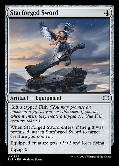 Starforged Sword (BLB 249) [Bloomburrow]