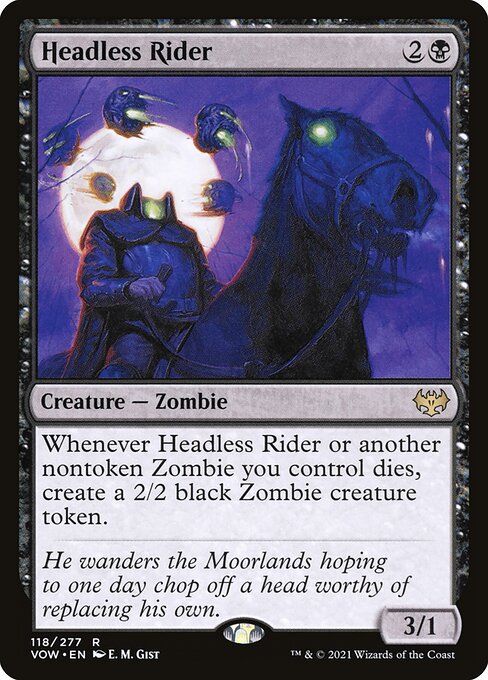 Headless Rider (VOW 118) [Innistrad: Crimson Vow]