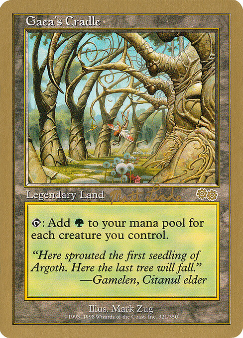 Gaea's Cradle (WC99 ml321) [World Championship Decks 1999]