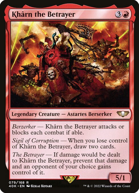 Khârn the Betrayer (40K 79) [Warhammer 40,000 Commander]