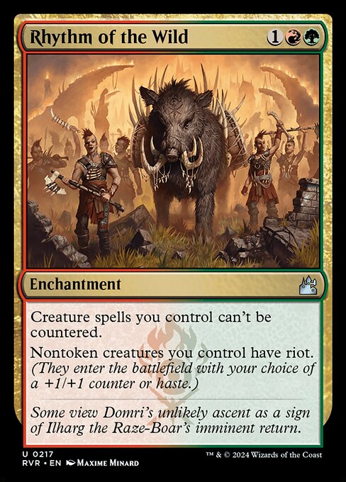 Rhythm of the Wild (RVR 217) [Ravnica Remastered]