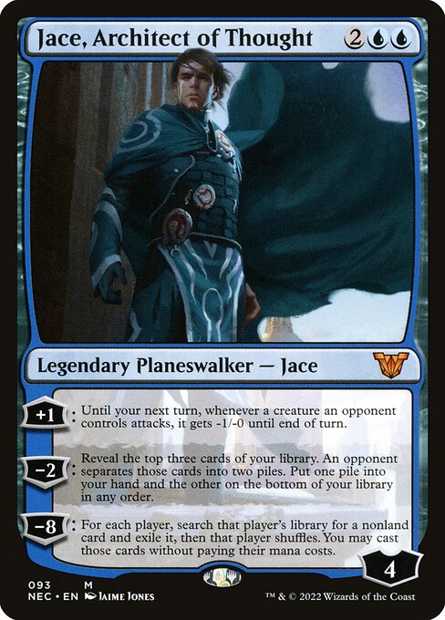 Jace, Architect of Thought (NEC 93) [Neon Dynasty Commander]