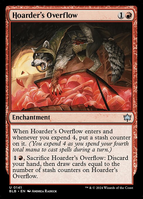 Hoarder's Overflow (BLB 141) [Bloomburrow]