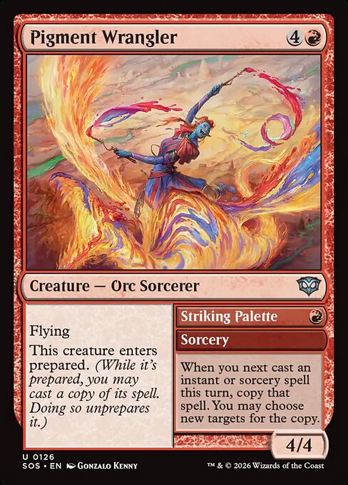 Pigment Wrangler // Striking Palette (SOS 126) [Secrets of Strixhaven]