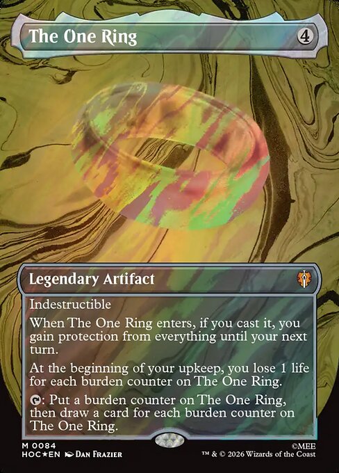 The One Ring (Borderless) (HOC 84) [The Hobbit Eternal]