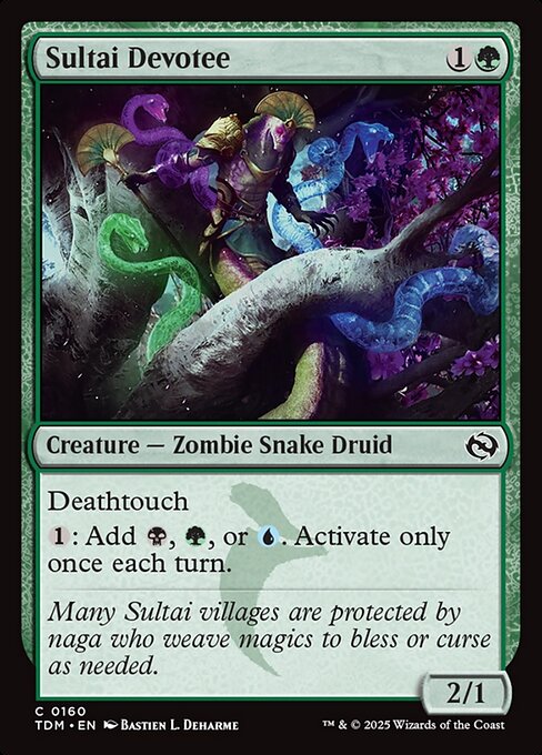 Sultai Devotee (TDM 160) [Tarkir: Dragonstorm]