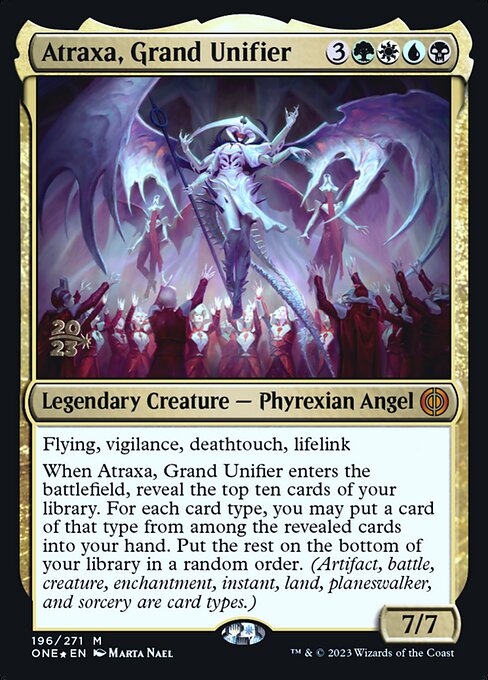 Atraxa, Grand Unifier (PONE 196s) [Phyrexia: All Will Be One Promos]