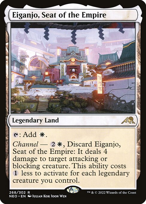 Eiganjo, Seat of the Empire (NEO 268) [Kamigawa: Neon Dynasty]