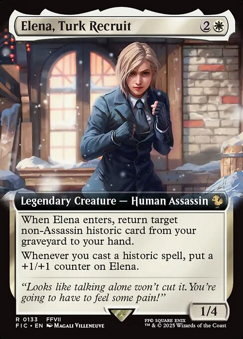 Elena, Turk Recruit (FIC 133) [Final Fantasy Commander]