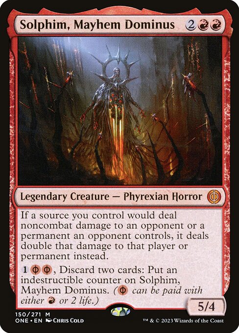 Solphim, Mayhem Dominus (ONE 150) [Phyrexia: All Will Be One]