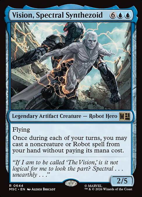 Vision, Spectral Synthezoid (MSC 644) [Marvel Super Heroes Commander]