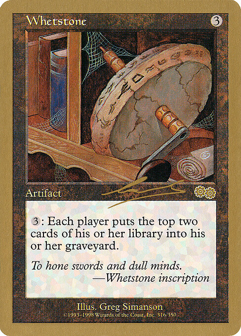 Whetstone (WC00 nl316) [World Championship Decks 2000]