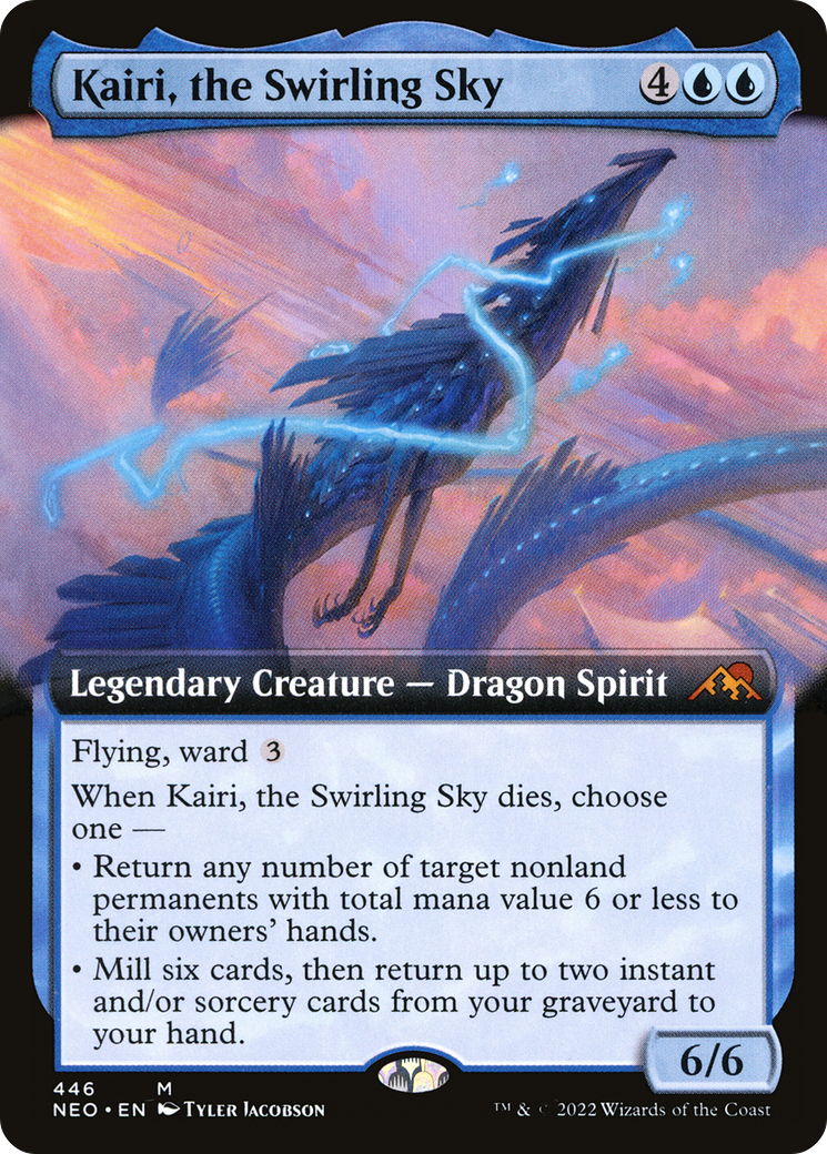 Kairi, the Swirling Sky (Extended Art) [Kamigawa: Neon Dynasty]