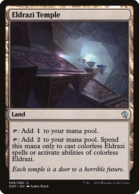 Eldrazi Temple (DDP 68) [Duel Decks: Zendikar vs. Eldrazi]