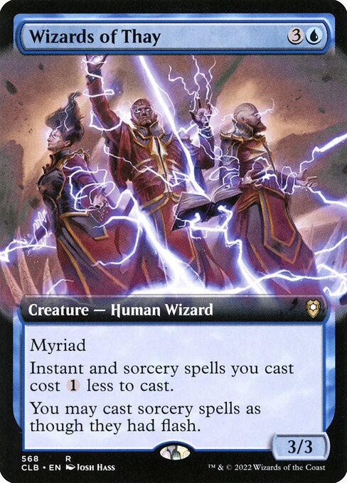Wizards of Thay (Extended Art) (CLB 568) [Commander Legends: Battle for Baldur's Gate]