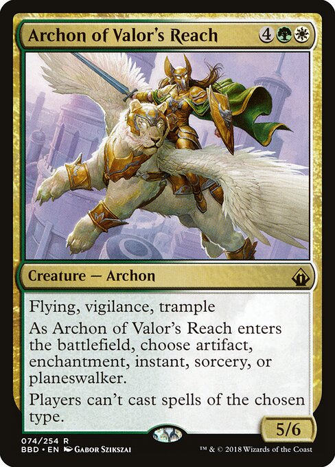 Archon of Valor's Reach (BBD 74) [Battlebond]