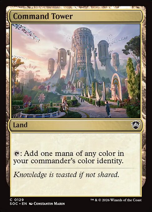Command Tower (SOC 129) [Secrets of Strixhaven Commander]