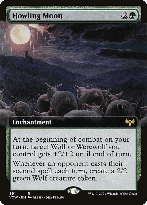 Howling Moon (VOW 391) [Innistrad: Crimson Vow]