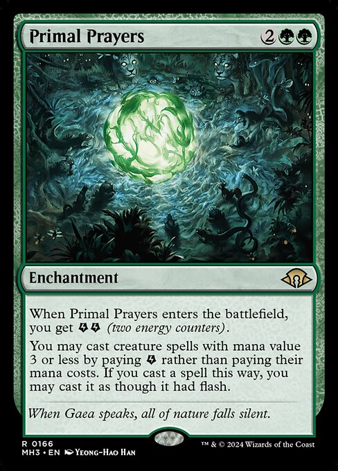 Primal Prayers (MH3 166) [Modern Horizons 3]
