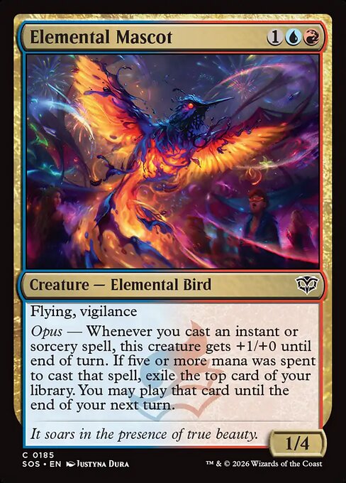 Elemental Mascot (SOS 185) [Secrets of Strixhaven]