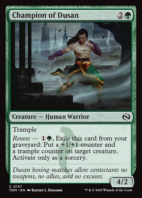 Champion of Dusan (TDM 137) [Tarkir: Dragonstorm]