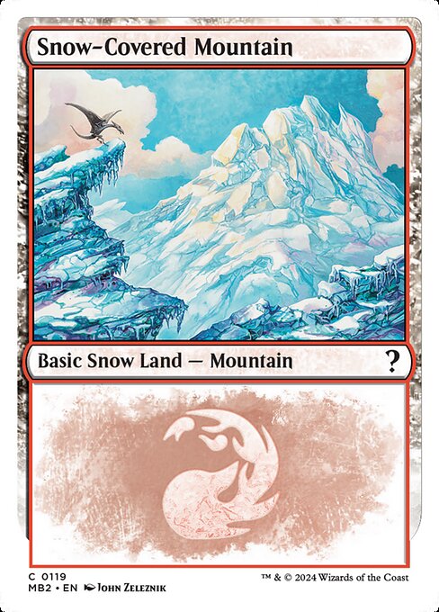 Snow-Covered Mountain (MB2 119) [Mystery Booster 2]