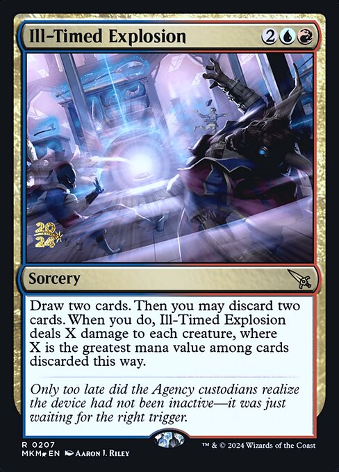 Ill-Timed Explosion (PMKM 207s) [Murders at Karlov Manor Promos]