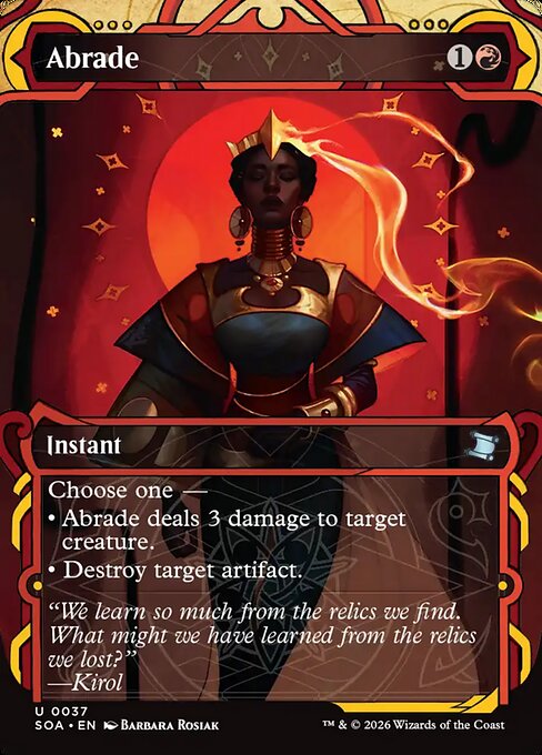 Abrade (SOA 37) [Secrets of Strixhaven Mystical Archive]