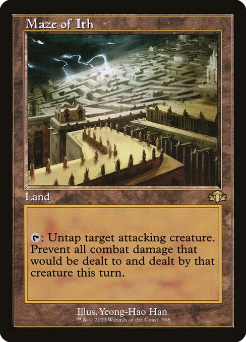 Maze of Ith (Retro Frame) (DMR 398) [Dominaria Remastered]