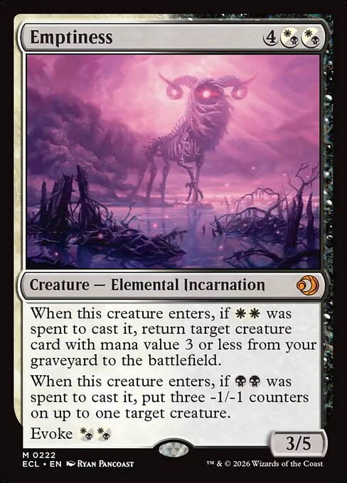 Emptiness (ECL 222) [Lorwyn Eclipsed]