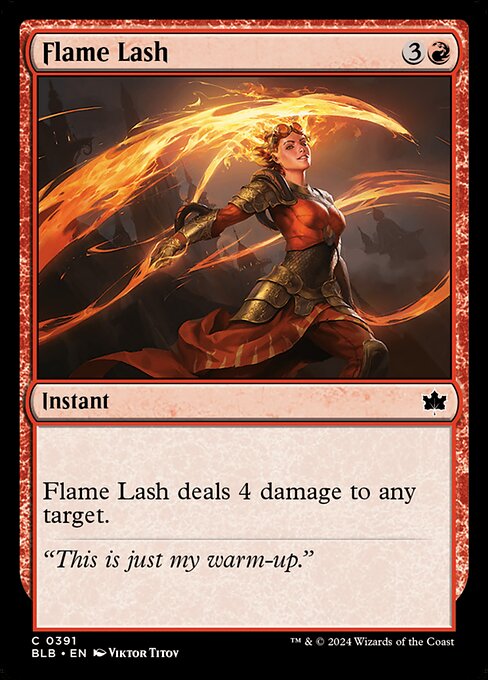 Flame Lash (BLB 391) [Bloomburrow]