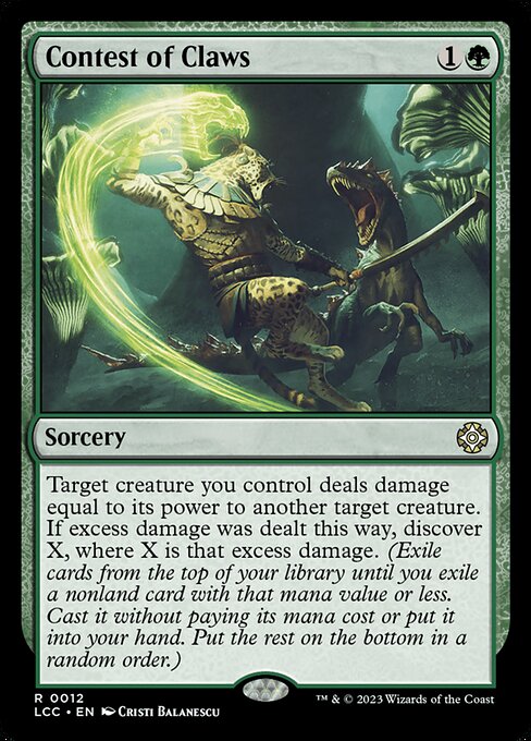 Contest of Claws (LCC 12) [The Lost Caverns of Ixalan Commander]