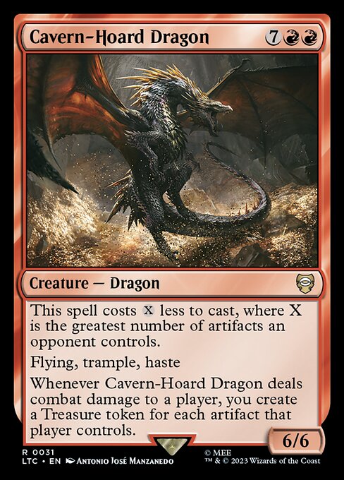 Cavern-Hoard Dragon (LTC 31) [Tales of Middle-earth Commander]