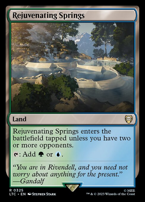 Rejuvenating Springs (LTC 325) [Tales of Middle-earth Commander]