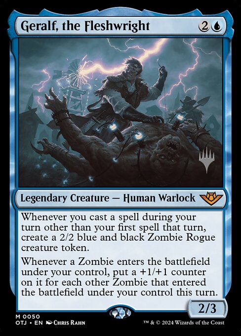Geralf, the Fleshwright (POTJ 50p) [Outlaws of Thunder Junction Promos]