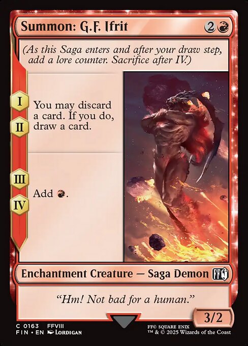 Summon: G.F. Ifrit (FIN 163) [Final Fantasy]