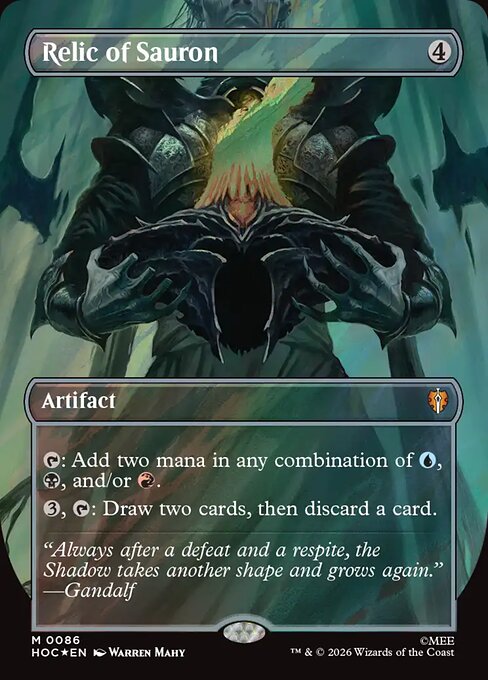 Relic of Sauron (Borderless) (HOC 86) [The Hobbit Eternal]