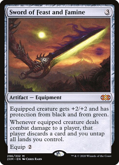 Sword of Feast and Famine (2XM 296) [Double Masters]